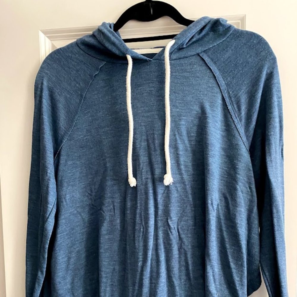 Women's Blue Loose Fit Sweater